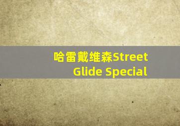 哈雷戴维森Street Glide Special